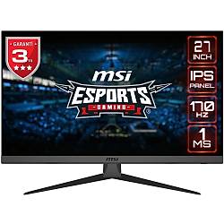 MSI 27 G2722 1920x1080 (FHD) 16:9 FLAT IPS 170HZ 1MS FREESYNC PREMIUM GAMING MONITOR