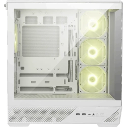 MSI MAG PANO 130R PZ WHITE TEMPERLI CAM 3X120MM REVERSE AGRB 1X120MM ARGB FAN ATX BEYAZ PANORAMIK GAMING BILGISAYAR KASASI