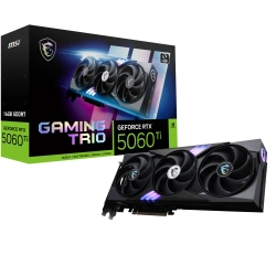 MSI VGA GEFORCE RTX 5060 TI 16G GAMING TRIO RTX5060TI 16GB GDDR7 128B DX12 PCIE 5.0 X16 (3XDP 1XHDMI)