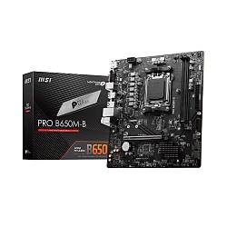 MSI MB PRO B650M-B AM5 DDR5 6800MHZ(OC) HDMI VGA M.2 USB3.2 2.5G LAN MATX