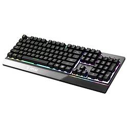 MSI GG VIGOR GK30 TR GAMING KEYBOARD MEKANIK HISLI 6 BOLGE RGB LED AYDINLATMA SIVI DOKULMESINE DAYANIKLI OYUNCU KLAVYESI TURKCE Q