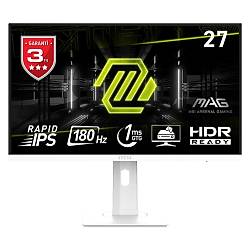 MSI 27 MAG 274PFW 1920x1080 (FHD) 16:9 FLAT RAPID IPS 180HZ 1MS ADJUSTABLE PIVOT GAMING MONITOR
