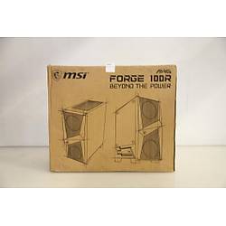 MSI MAG FORGE 100R 2x120mm ARGB 1x120mm Fanl� Siyah ATX Gaming Kasa (Outlet - Te�hir)