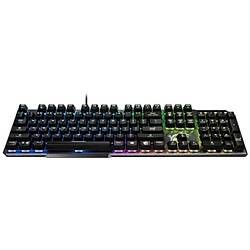 MSI GG VIGOR GK50 ELITE BW TR GAMING KLAVYE GERCEK MEKANIK KAILH BOX WHITE SWITCH PER KEY RGB FIRCALANMIS METAL TUS YUZEYI TURKCE Q