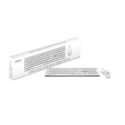 MSI Forge K210 White Combo TR Kablosuz Klavye Mouse Set