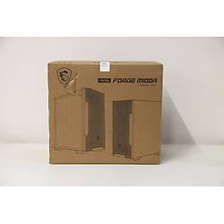 MSI MAG FORGE M100A 4x120mm ARGB Fanl� Siyah Micro ATX Gaming Kasa (Outlet - Kutusu Hasarl�)