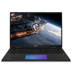 MSI Titan 18 HX A2WJ-1058TR GeForce RTX 5090 Intel Core Ultra 9 290HX Plus 96GB 2TB + 2TB SSD 18" UHD+ Win 11 Home Gaming Laptop