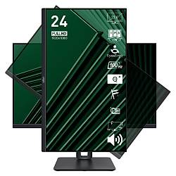 MSI 23.8 PRO MP245PG 1920x1080 (FHD) 16:9 FLAT IPS 100HZ 1MS ADAPTIVE-SYNC PIVOT MONITOR