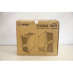 MSI MAG FORGE 100M 2x120mm RGB 1x120mm Fanl� Siyah ATX Gaming Kasa (Outlet - Te�hir)