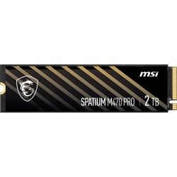 MSI SPATIUM M470 PRO PCIE 4.0 NVME M.2 2TB (6000MB-5000MB/s) SSD