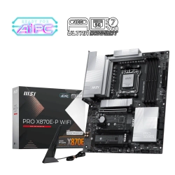 MSI MB PRO X870E-P WIFI AM5 DDR5 8200MHZ(OC) 3X M.2 USB4 GBPS HDMI 5G LAN WIFI 7 RGB ATX