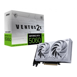 MSI VGA GEFORCE RTX 5060 8G VENTUS 2X OC WHITE RTX5060 8GB GDDR7 128B DX12 PCIE 5.0 X16 (3XDP 1XHDMI)