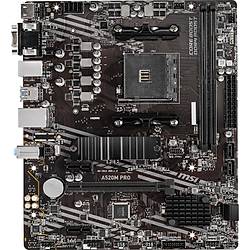 MSI MB A520M PRO AM4 DDR4 4600(OC) VGA DVI HDMI M.2 USB3.2 MATX