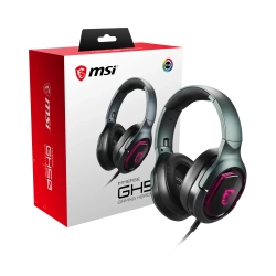 MSI GG IMMERSE GH50 WIRELESS HEADSET DUSUK GECIKMELI USB DONGLE ILE 2.4GHZ KABLOSUZ BAGLANTI BASS GUCLENDIRICI 50 MM NEODYMIUM SURUC