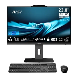 MSI PRO AP242P 14M-887XTR 23.8 FHD (1920X1080) I5-14400 16GB DDR5 512GB SSD FDOS SIYAH AIO PC