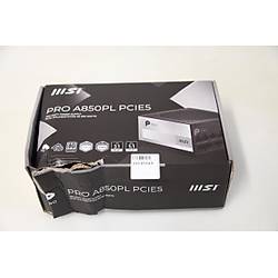 MSI PRO A850PL PCIE5 850W 80+ Platinum Siyah (Outlet - Kutusu Hasarl�)
