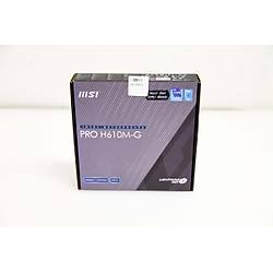 MSI PRO H610M-G DDR5 5600 MHz (OC) M.2x1 USB 3.2 VGA HDMI DP mATX (Outlet - Te�hir)