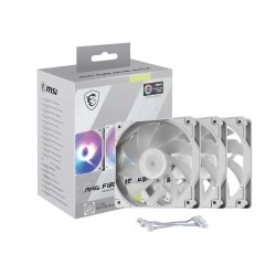 MSI MAG F120 ARGB WHITE-3RW ARGB 120MM BEYAZ 3�LU REVERSE KASA FANI