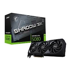 MSI VGA GEFORCE RTX 5080 16G SHADOW 3X RTX5080 16GB GDRR7 256 B DX12 PCIE 5.0 X16 (3XDP 1XHDMI)