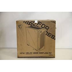MSI MPG VELOX 300R AIRFLOW PZ WHITE 2x160mm ARGB 1x120mm Fanl� Beyaz ATX Gaming Kasa (Outlet - Kutusu Hasarl�)