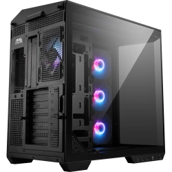 MSI MAG PANO 100R PZ TEMPERLI CAM 3X120MM 1X120MM ARGB FAN ATX PANORAMIK GAMING BILGISAYAR KASASI