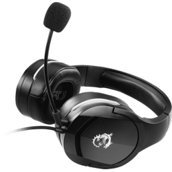 MSI GG IMMERSE GH20 GAMING HEADSET HAFIF KATLANABILIR 2X40 MM SURUCU KABLO KUMANDA 20HZ-20KHZ 32 OHM MIKROFON 1.5M ORGU Y-KABLO 3.5