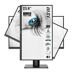MSI 23.8 PRO MP243XP 1920x1080 (FHD) 16:9 FLAT IPS 100HZ 1MS ADAPTIVE-SYNC PIVOT MONITOR