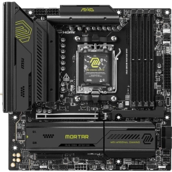 MSI MB MAG B850M MORTAR WIFI AM5 DDR5 8200MHZ(OC) HDMI 3X M.2 USB 20GBS 5G LAN WI-FI 7 MATX