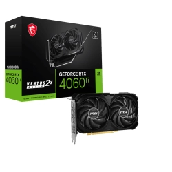 MSI VGA GeForce RTX 4060 TI VENTUS 2X BLACK 16G RTX4060TI 16GB GDDR6 128B DX12 PCIE 4.0 X16 (3XDP 1XHDMI)