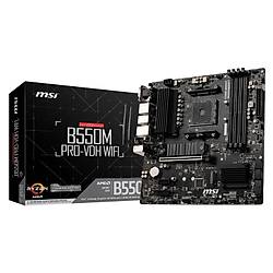 MSI MB B550M PRO-VDH WIFI AM4 DDR4 4400(OC) HDMI DVI VGA M.2 USB3.2 WIFI MATX
