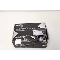 MSI PRO A850PL PCIE5 850W 80+ Platinum Siyah (Outlet - Kutusu Hasarl�)