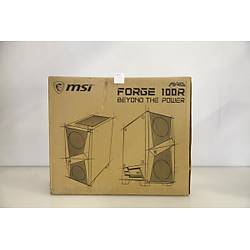 MSI MAG FORGE 100R 2x120mm ARGB 1x120mm Fanl� Siyah ATX Gaming Kasa (Outlet - Te�hir)