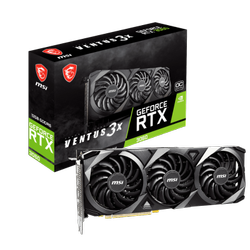MSI VGA GEFORCE RTX 3060 VENTUS 3X 12G OC RTX3060 12GB GDDR6 192B DX12 PCIE 4.0 X16 (3XDP 1XHDMI)