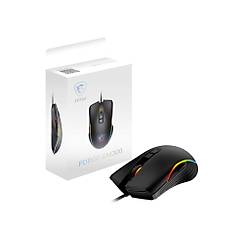 MSI GG FORGE GM300 GAMING MOUSE MAX 7200 DPI 118GR 1,5m KABLO OPTIK SENSOR MICRO SWITCH RGB LED OYUNCU FARESI