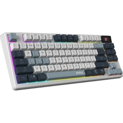 MSI GG FORGE GK600 TKL W SKY TR MEKANIK GAMING KLAVYE LCD EKRAN KTT HIFI LINEAR HOT-SWAPPABLE SWITCH PBT TUS TAKIMI RGB TR LAYOUT