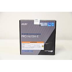 MSI PRO H610M-E DDR5 5600 MHz (OC) M.2x1 USB 3.2 VGA HDMI mATX (Outlet - Kutusu Hasarl�)