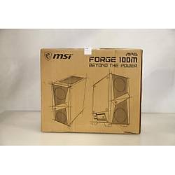 MSI MAG FORGE 100M 2x120mm RGB 1x120mm Fanl� Siyah ATX Gaming Kasa (Outlet - Te�hir)