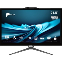 MSI PRO AP222T 14MA-607XEU 21.5" FHD Intel Core i5 14400 16GB 512GB SSD FreeDos Dokunmatik Siyah