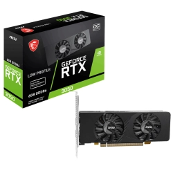 MSI VGA GEFORCE RTX 3050 LP E 6G OC RTX3050 6GB GDDR6 96B DX12 PCIE 4.0 X8 (1XDP 2XHDMI)