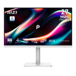 MSI 27" PRO MAX 271QPHW E14 144Hz 4ms IPS Flat FreeSync Pivot WQHD