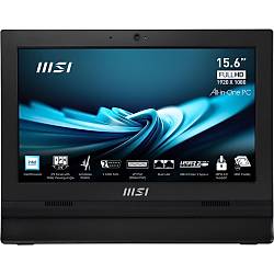 MSI PRO AP162T ADL-054EU 15.6 FHD INTEL N100 4GB DDR4 128GB SSD W11PRO DOKUNMATIK SIYAH AIO PC