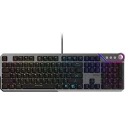MSI GG STRIKE 600 SILENT TR MEKANIK GAMING KLAVYE  MULTIMEDYA TUSLARI KAILH SESSIZ MEKANIK SWITCH RGB TR LAYOUT