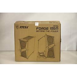 MSI MAG FORGE 100M 2x120mm RGB 1x120mm Fanl� Siyah ATX Gaming Kasa (Outlet - Te�hir)