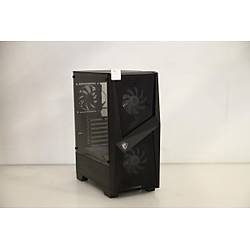 MSI MAG FORGE 100M 2x120mm RGB 1x120mm Fanl� Siyah ATX Gaming Kasa (Outlet - Te�hir / Orijinal K�p�ks�z)