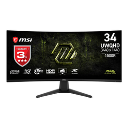 MSI 34" MAG 346CQDF E20 200Hz 0.5ms Rapid VA Curve 1500R AMD FreeSync Premium UWQHD