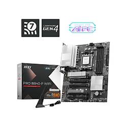 MSI MB PRO B840-P WIFI AM5 DDR5 8000MHZ(OC) HDMI 2X M.2 USB 10GBS 2.5G LAN WI-FI 7 ATX