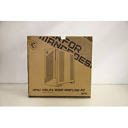 MSI MPG VELOX 300R AIRFLOW PZ WHITE 2x160mm ARGB 1x120mm Fanl� Beyaz ATX Gaming Kasa (Outlet - Kutusu Hasarl�)