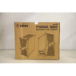 MSI MAG FORGE 100R 2x120mm ARGB 1x120mm Fanl� Siyah ATX Gaming Kasa (Outlet - Te�hir)