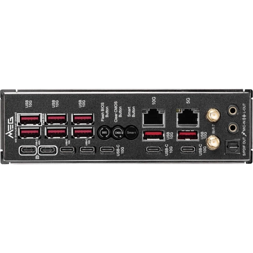 MSI MEG X870E GODLIKE X EDITION DDR5 9200 MHz (OC) M.2x7 USB 3.2 Wi-Fi 7 RGB ATX