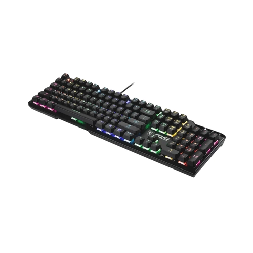 MSI GG VIGOR GK41 LR TR MEKANIK GAMING KLAVYE KAILH LINEAR RED SWITCHES 10 BOLGEDE 10 DAN FAZLA RGB LED AYDINLATMA EFEKTI. TURKCE Q